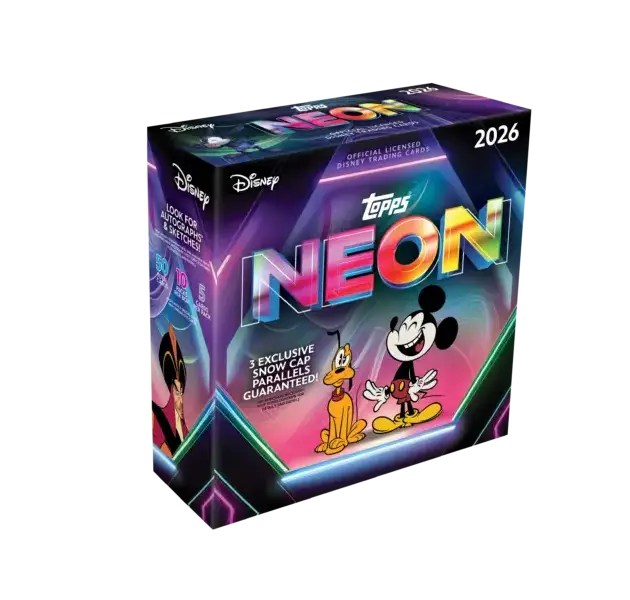 Topps Disney Neon Mega Box 2026