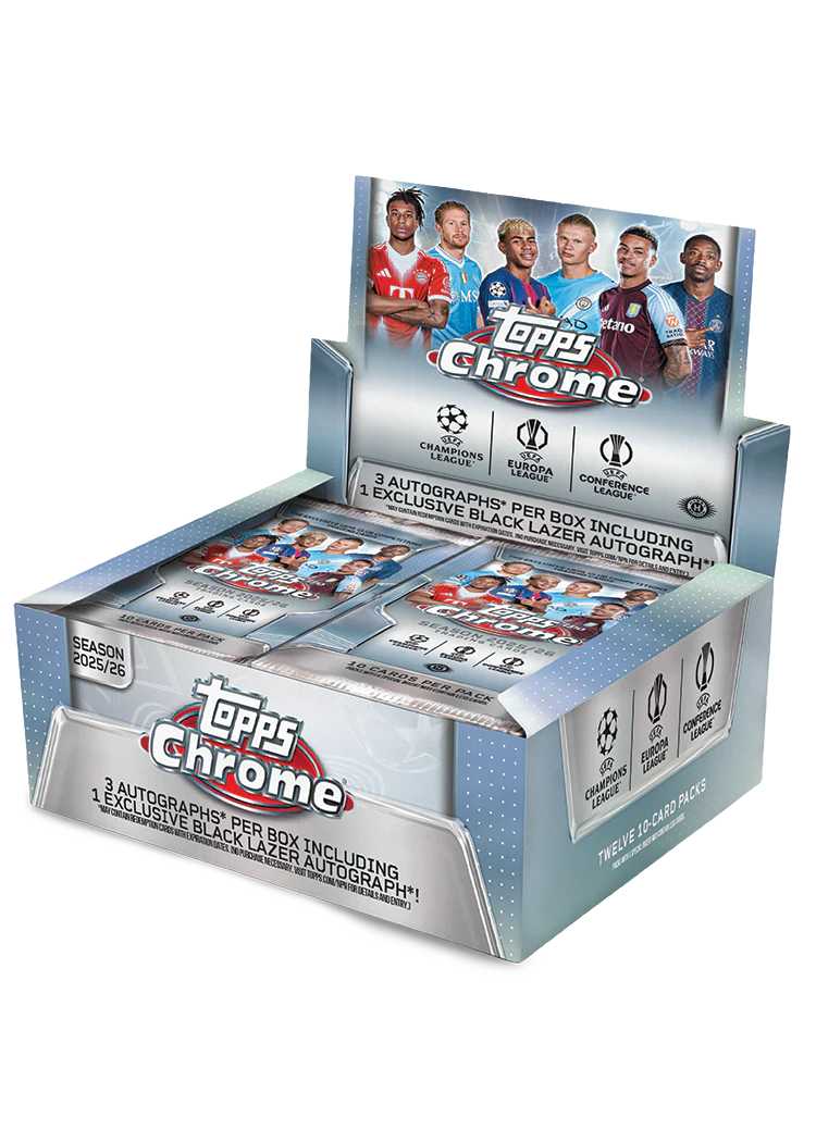 Topps Chrome UCC Jumbo Box 2025/26