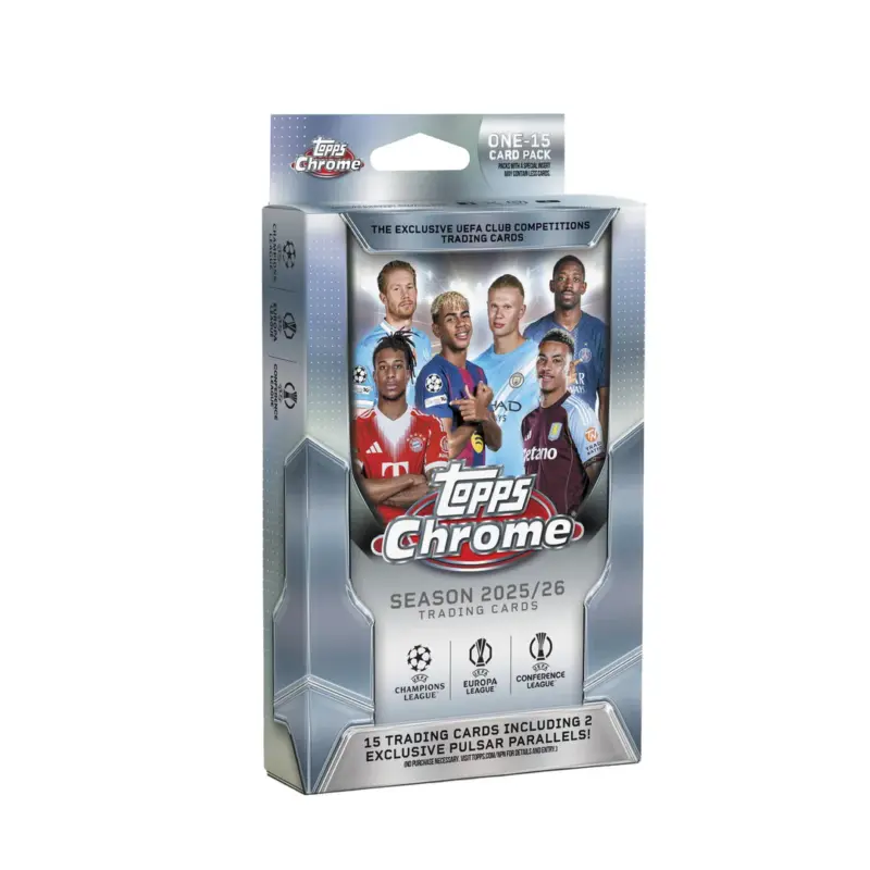 Topps Chrome UCC Hanger Box 2025/26