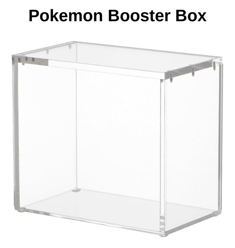 Protector Acrílico Magnético Booster Box Pokemon