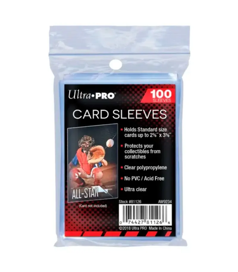 Sleeves Standard Regular Cards Ultra Pro 100 Unidades