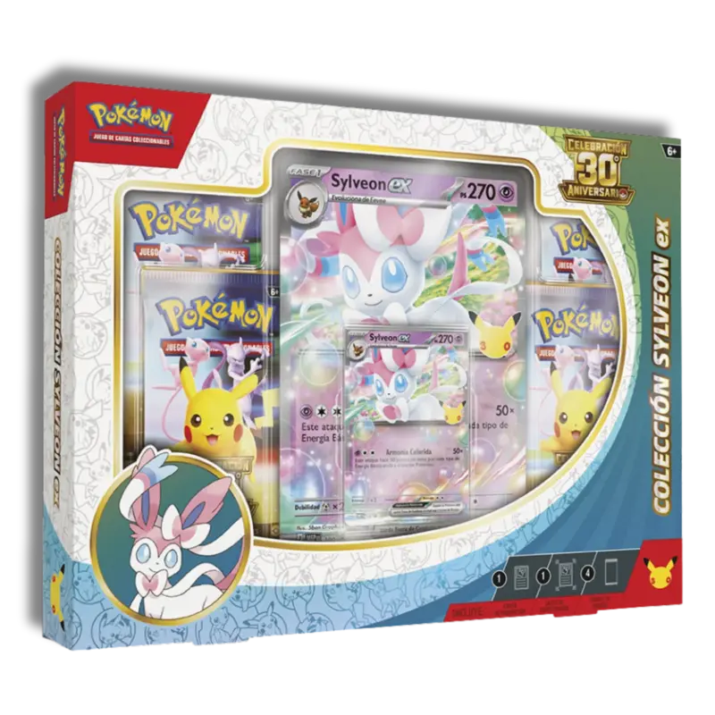 Ex Box 30 Aniversario Sylveon Ex Ingles