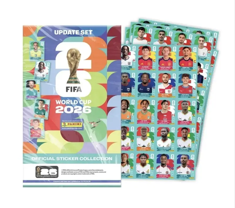 Panini Set Actualización Cromos World Cup 2026 FIFA