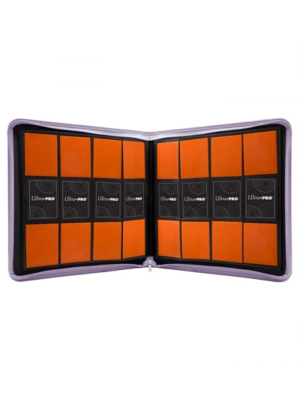 Carpeta con cremallera 12 bolsillos PRO-Binder Púrpura Ultra Pro